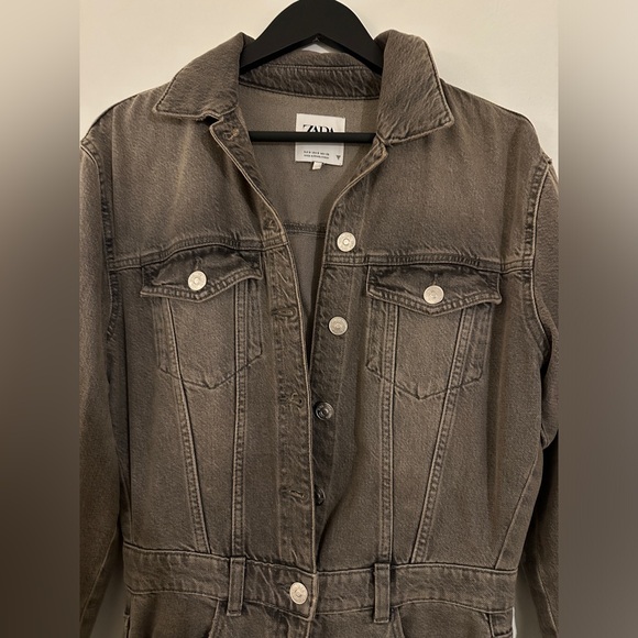 Zara Denim Jumpsuit - Picture 3 of 5